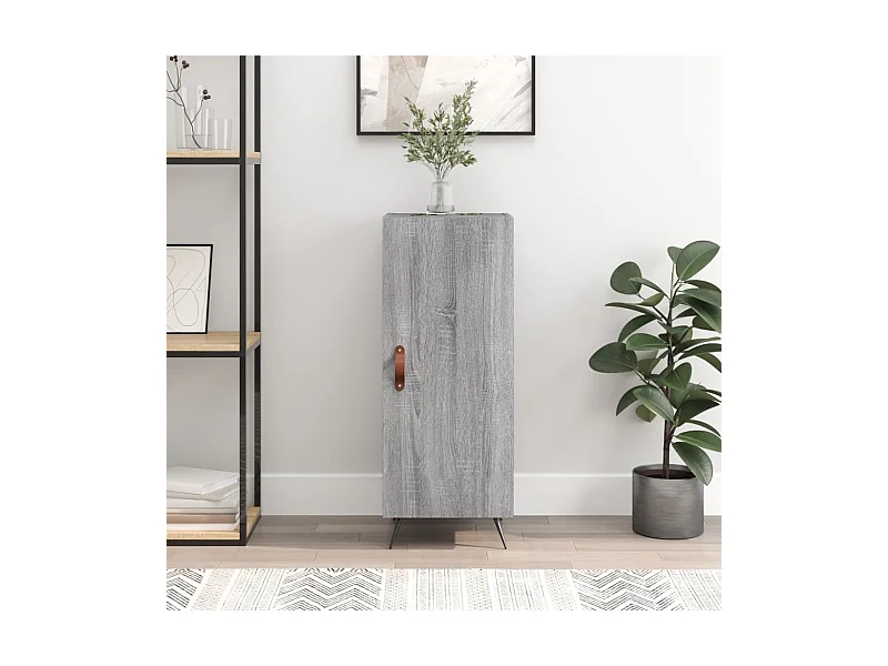 Buffet Sonoma gris 34,5x34x90 cm Bois d'ingénierie