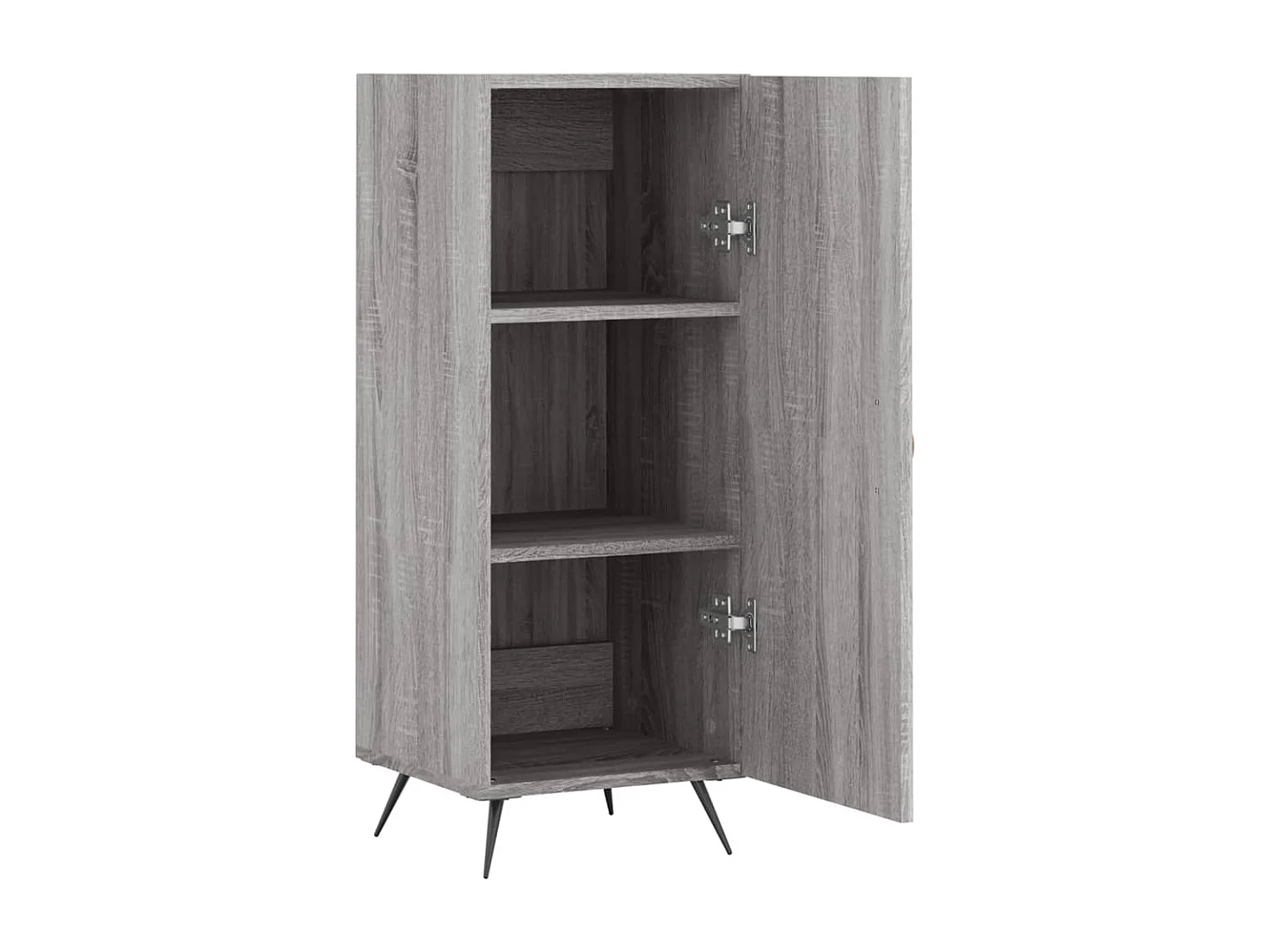 Buffet Sonoma gris 34,5x34x90 cm Bois d'ingénierie