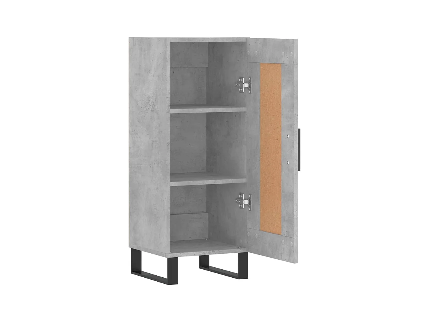 Sideboard Betongrau 34,5x34x90 cm Holzwerkstoff