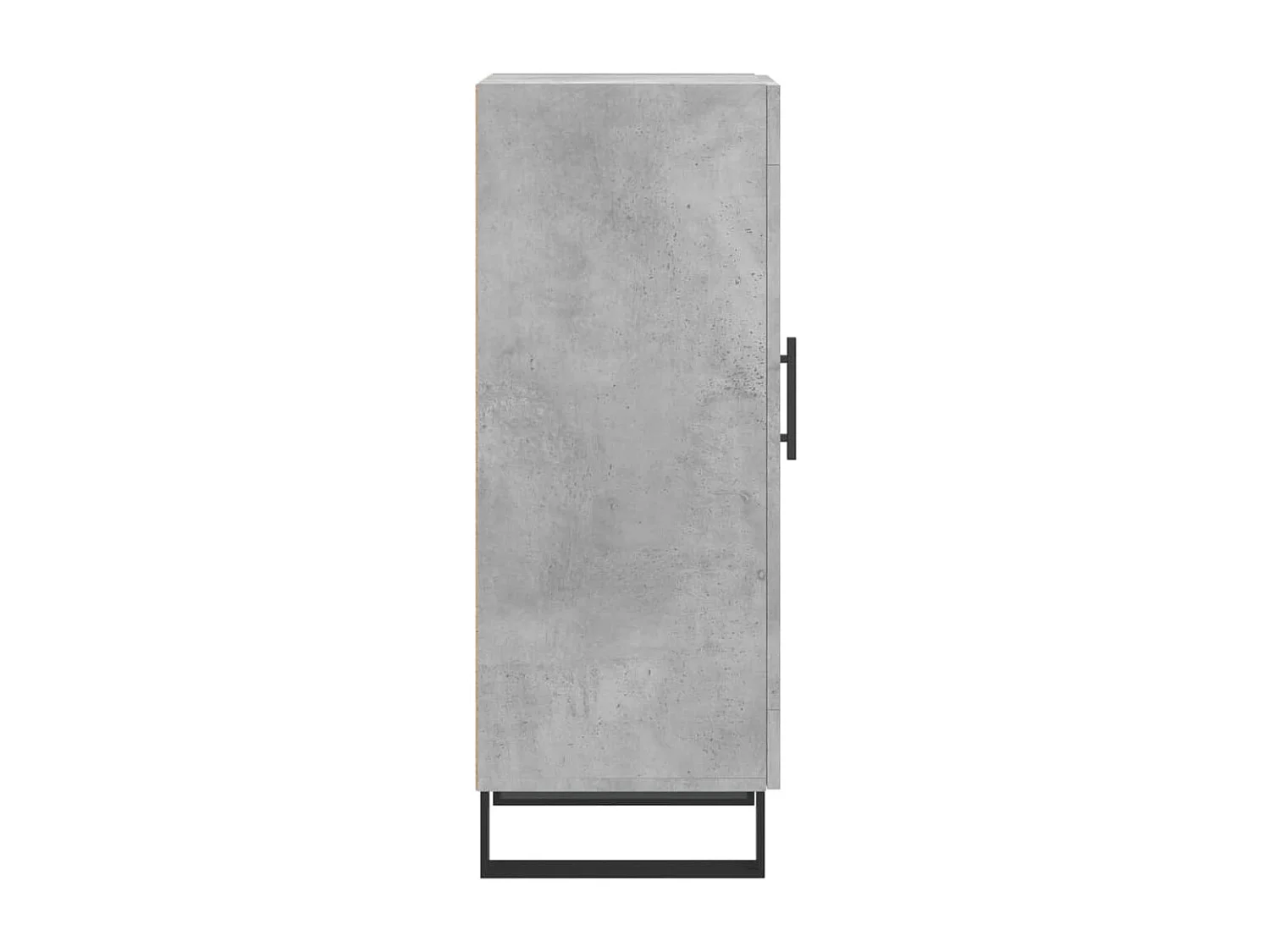 Buffet Gris béton 34,5x34x90 cm Bois d'ingénierie