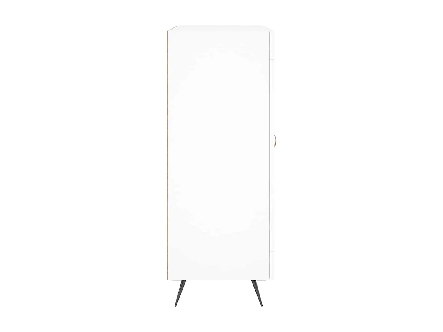 Buffet blanc 69,5x34x90 cm bois d'ingénierie