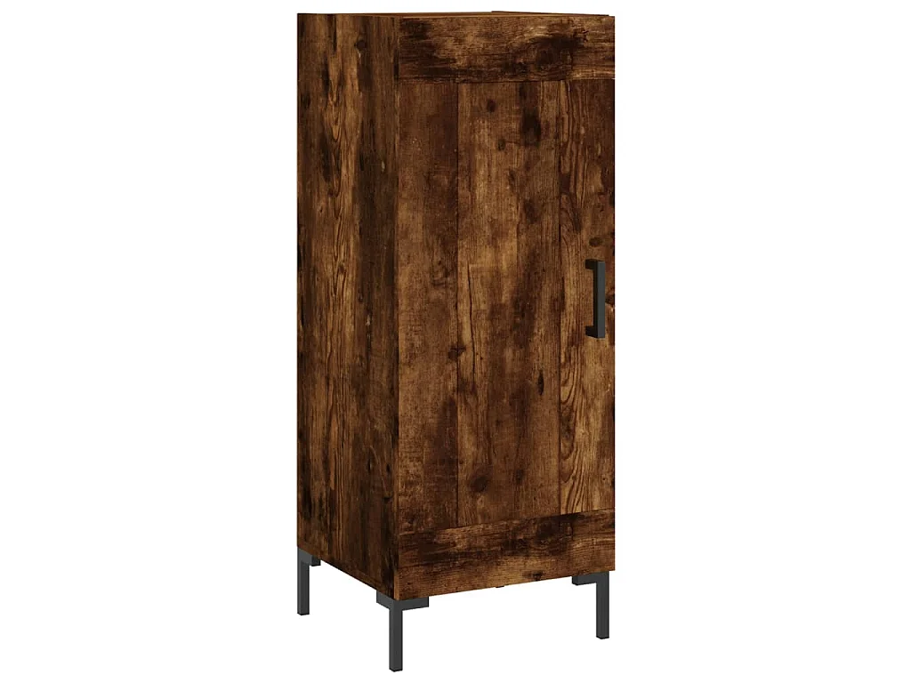 Highboard Räuchereiche 34,5x34x180 cm Holzwerkstoff