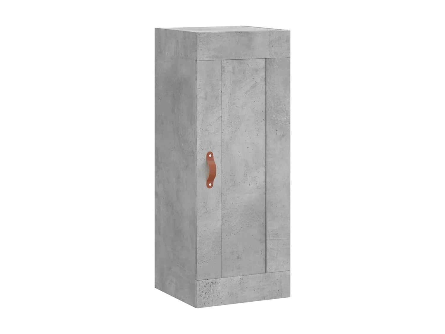 Highboard Betongrau 34,5x34x180 cm Holzwerkstoff
