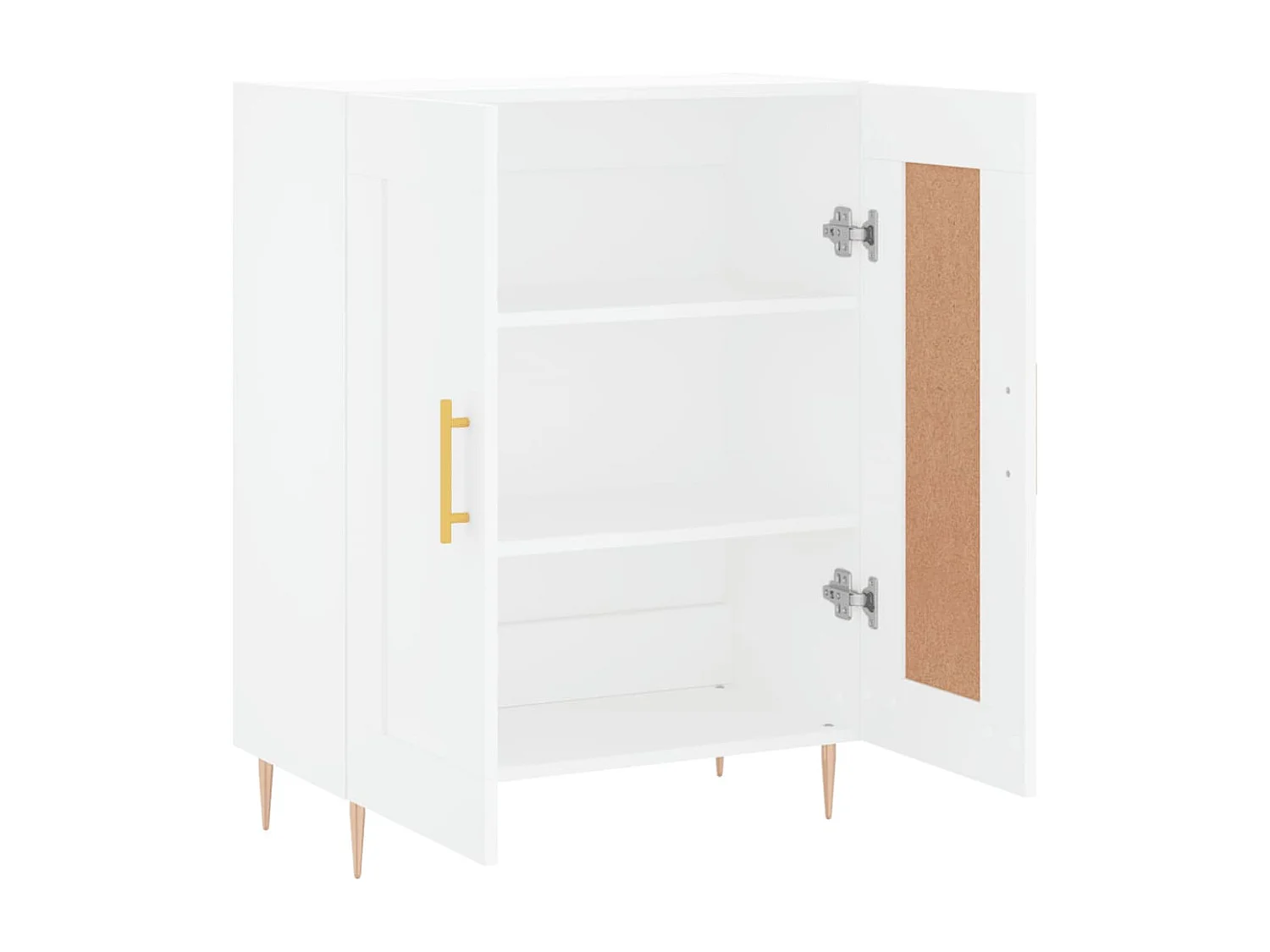 Sideboard Weiß 69,5x34x90 cm Holzwerkstoff