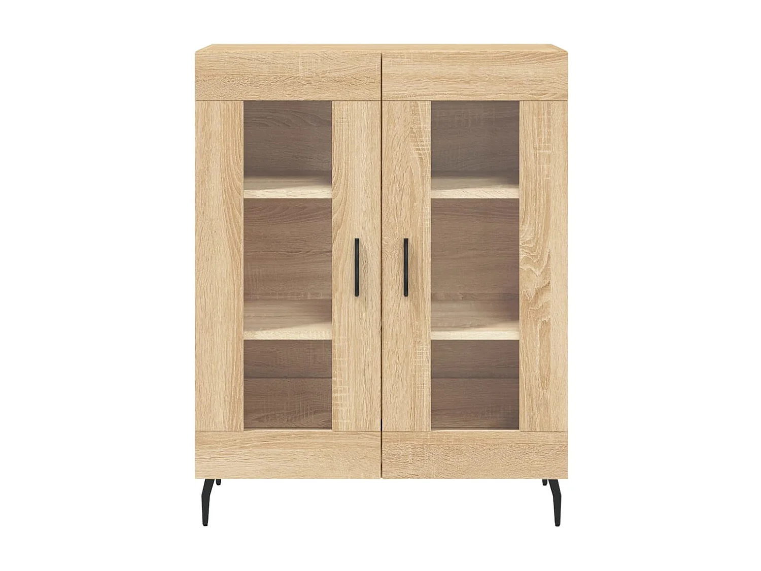 Buffet haut Chêne sonoma 69,5x34x180 cm Bois d'ingénierie
