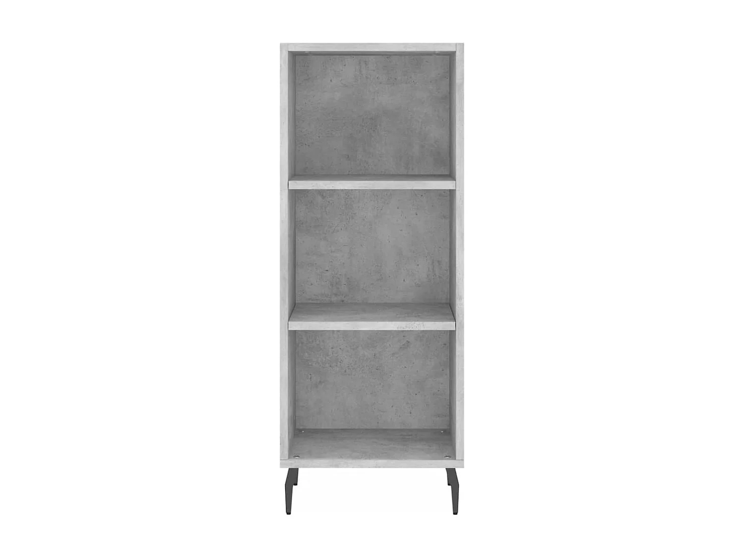 Highboard Betongrau 34,5x34x180 cm Holzwerkstoff