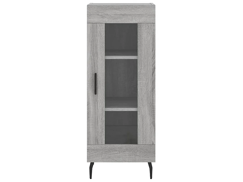 Highboard Grau Sonoma 34,5x34x180 cm Holzwerkstoff