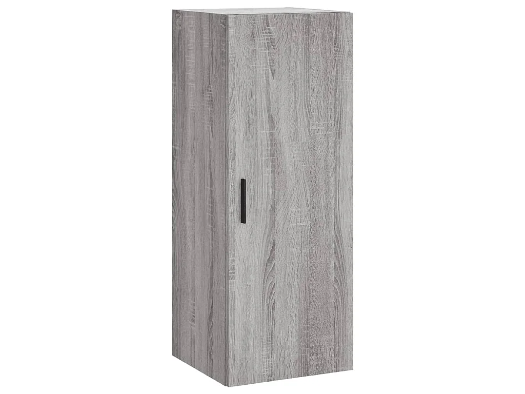 Highboard Grau Sonoma 34,5x34x180 cm Holzwerkstoff