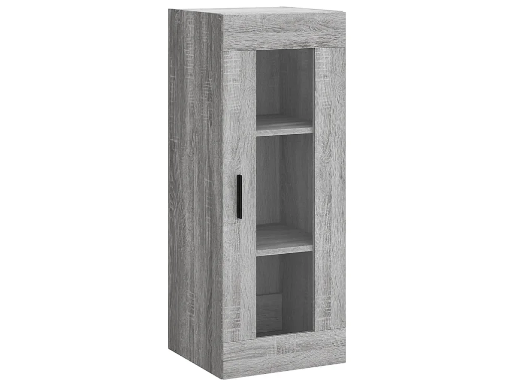 Highboard Grau Sonoma 34,5x34x180 cm Holzwerkstoff