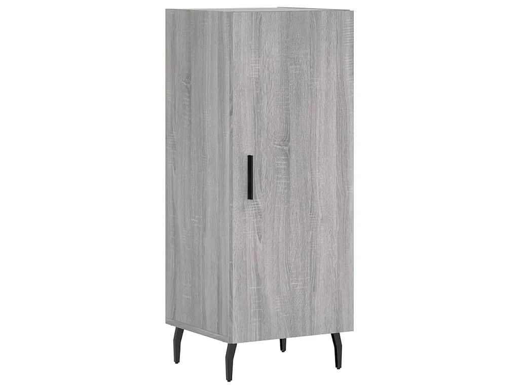 Highboard Grau Sonoma 34,5x34x180 cm Holzwerkstoff