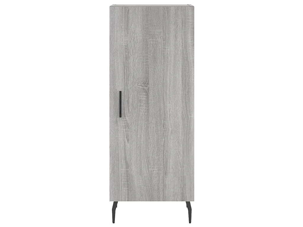 Highboard Grau Sonoma 34,5x34x180 cm Holzwerkstoff