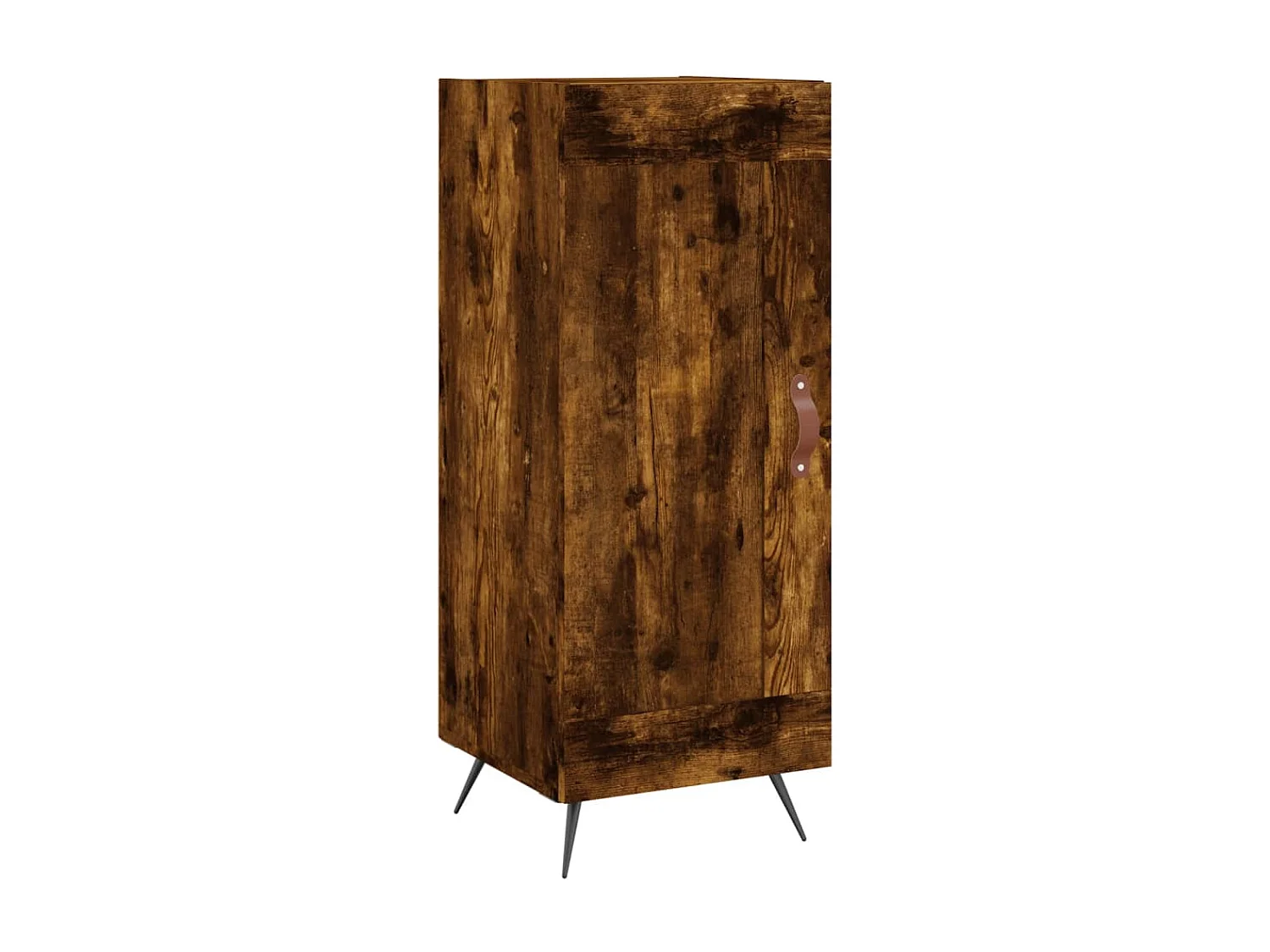 Dressoir 34,5x34x90 cm bewerkt hout gerookt eiken