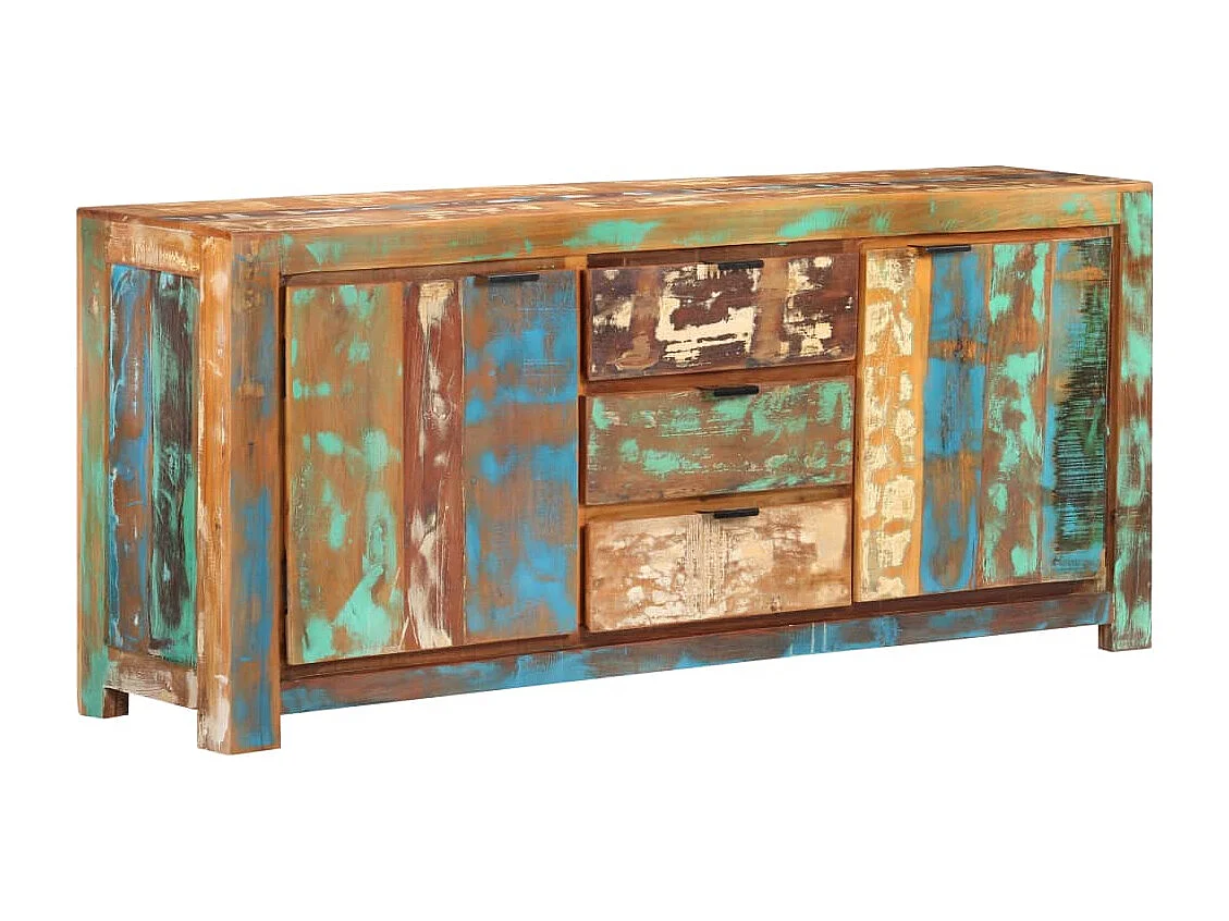 Aparador madera maciza reciclada 175x40x75 cm