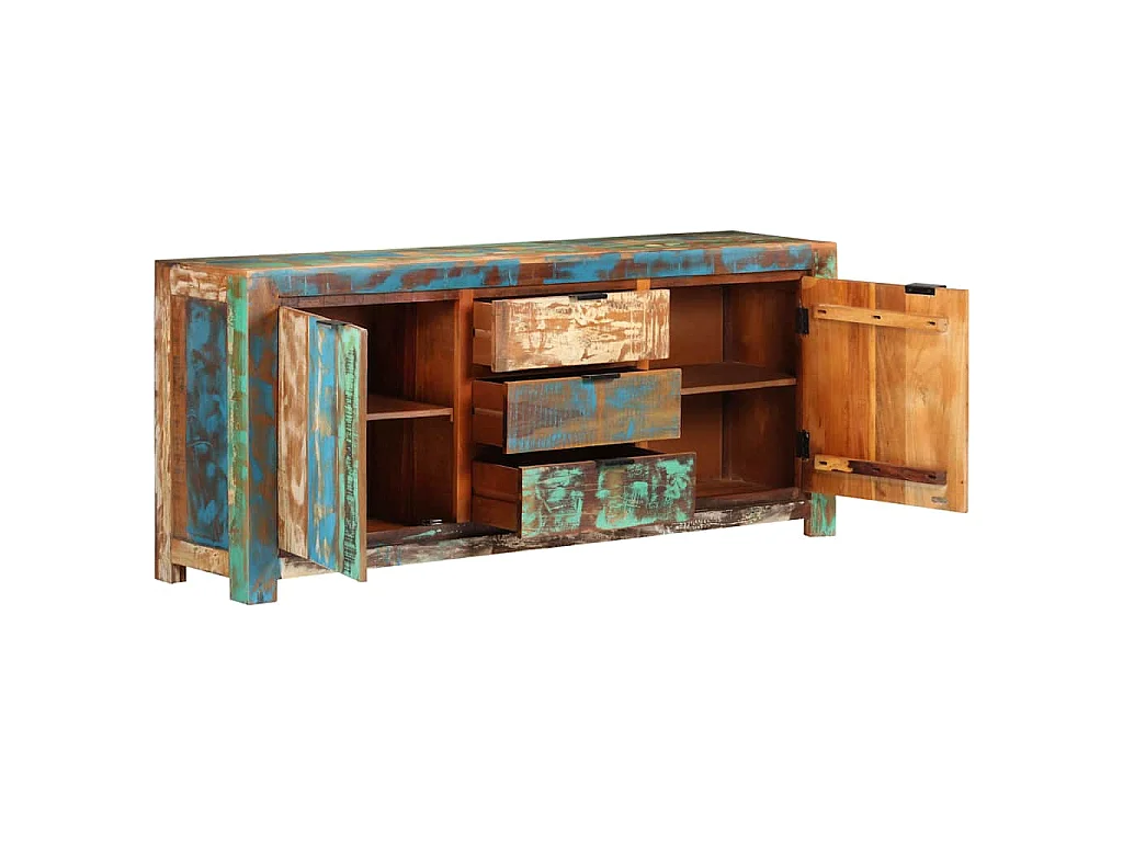Dressoir 175x40x75 cm massief gerecycled hout