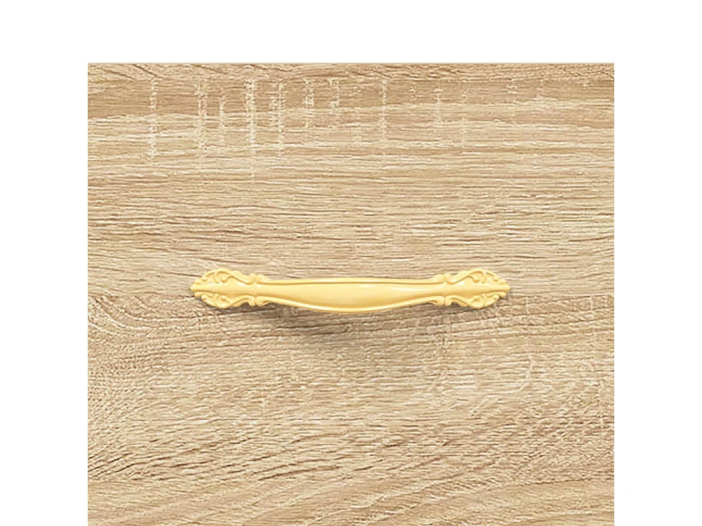 Buffet haut Chêne sonoma 69,5x34x180 cm Bois d'ingénierie