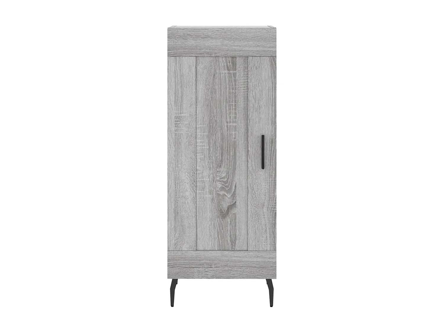 Credenza Grigio Sonoma 34,5x34x180 cm in Legno Multistrato