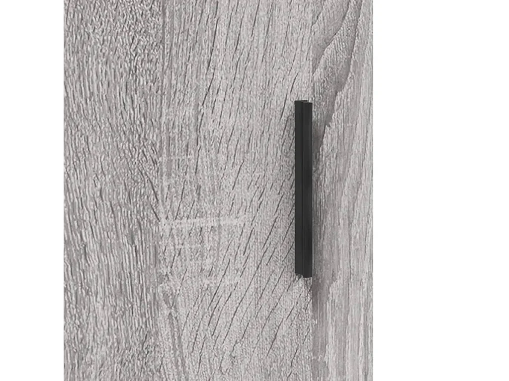 Credenza Grigio Sonoma 34,5x34x180 cm in Legno Multistrato