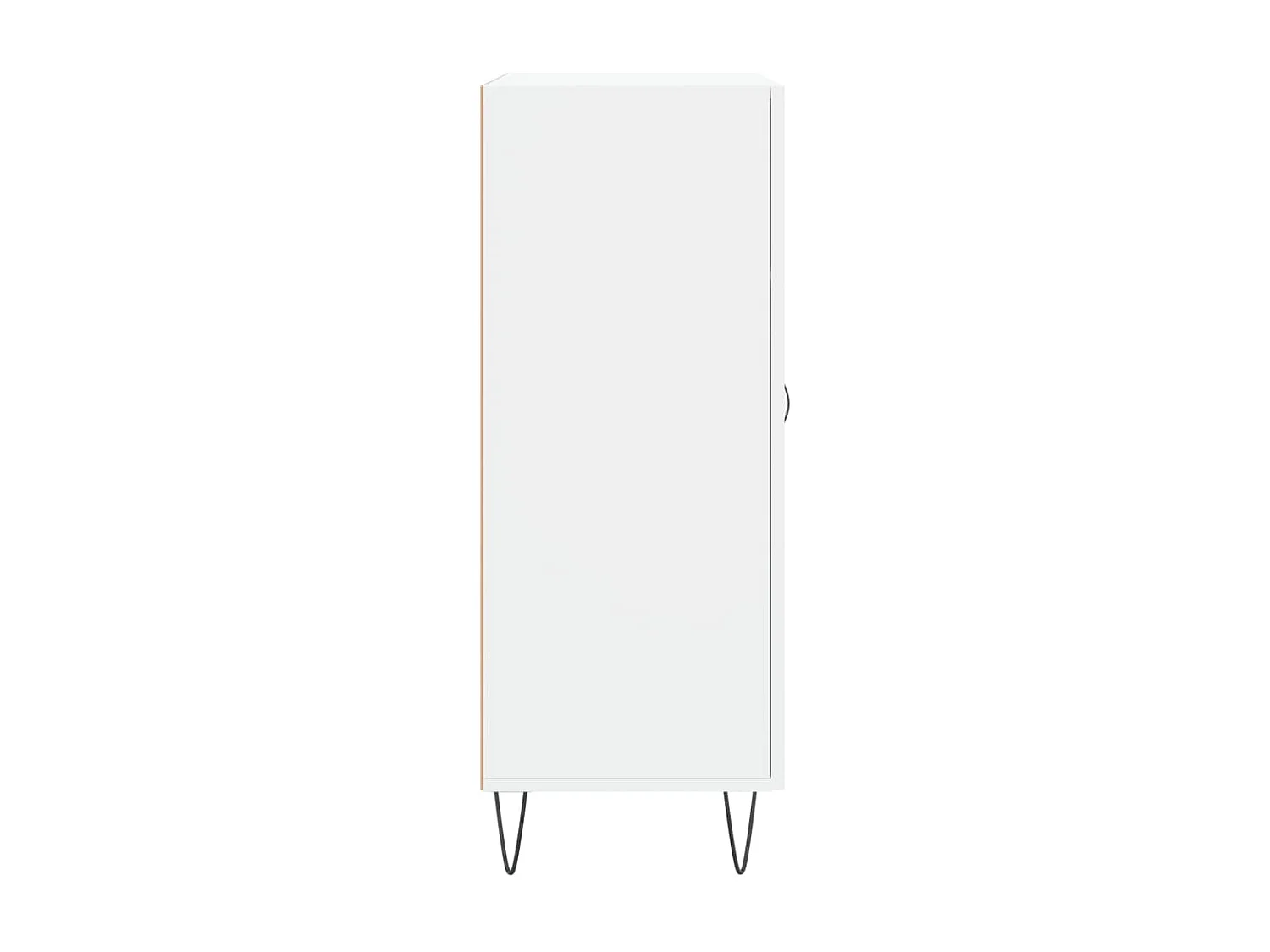 Buffet blanc 69,5x34x90 cm bois d'ingénierie