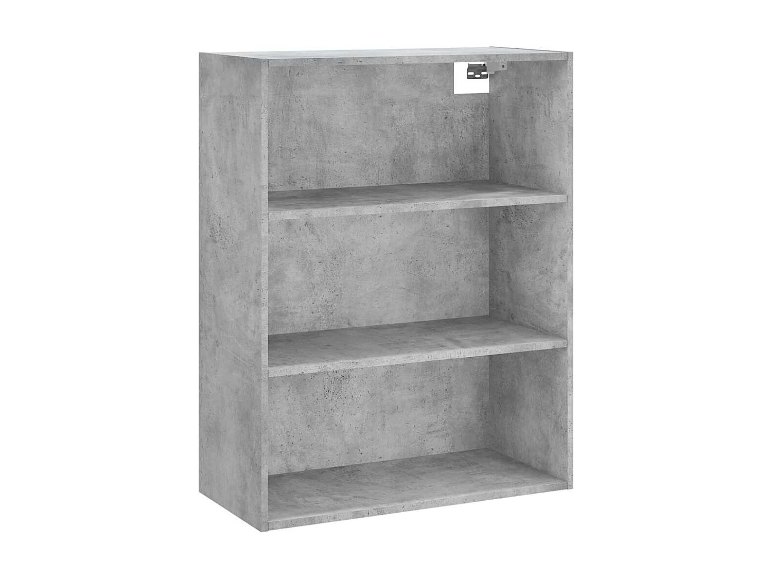 Buffet haut Gris béton 69,5x34x180 cm Bois d'ingénierie