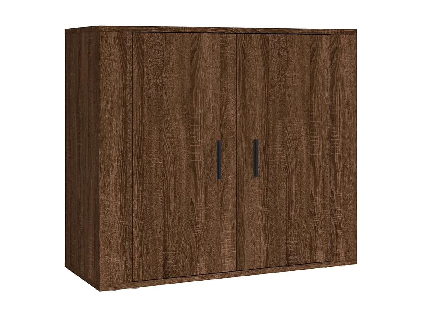 Armário alto derivados de madeira carvalho castanho