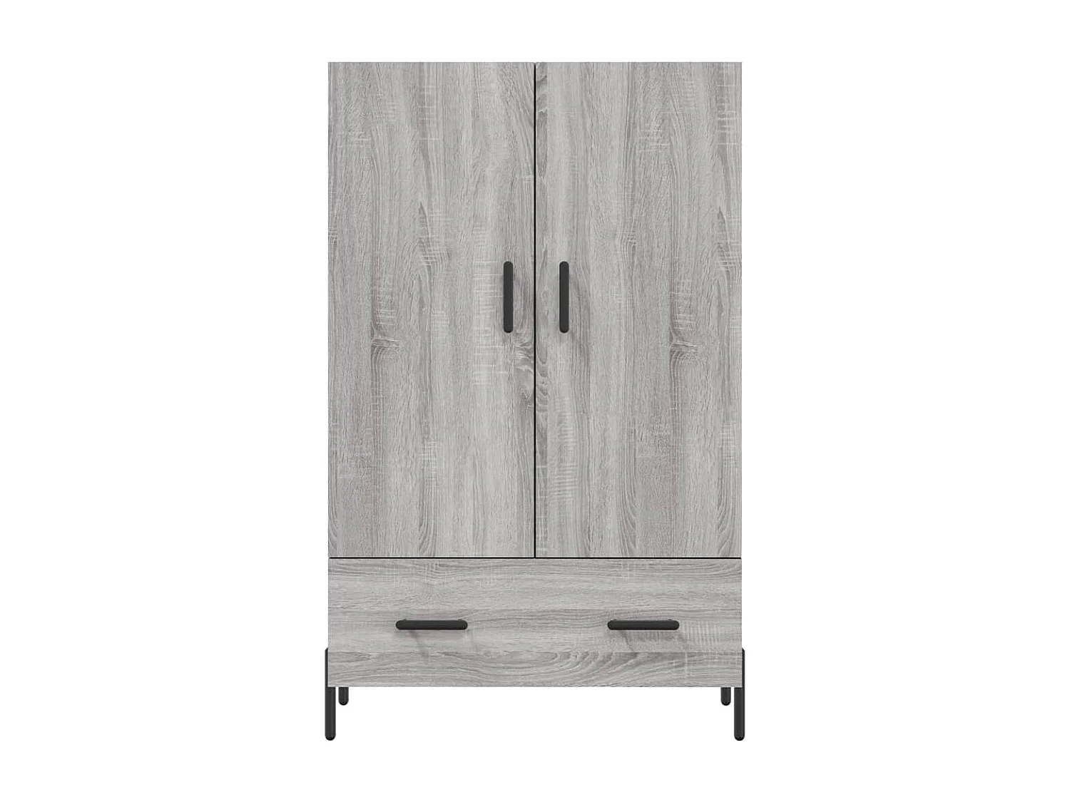 Buffet haut sonoma gris 69,5x31x115 cm bois d'ingénierie
