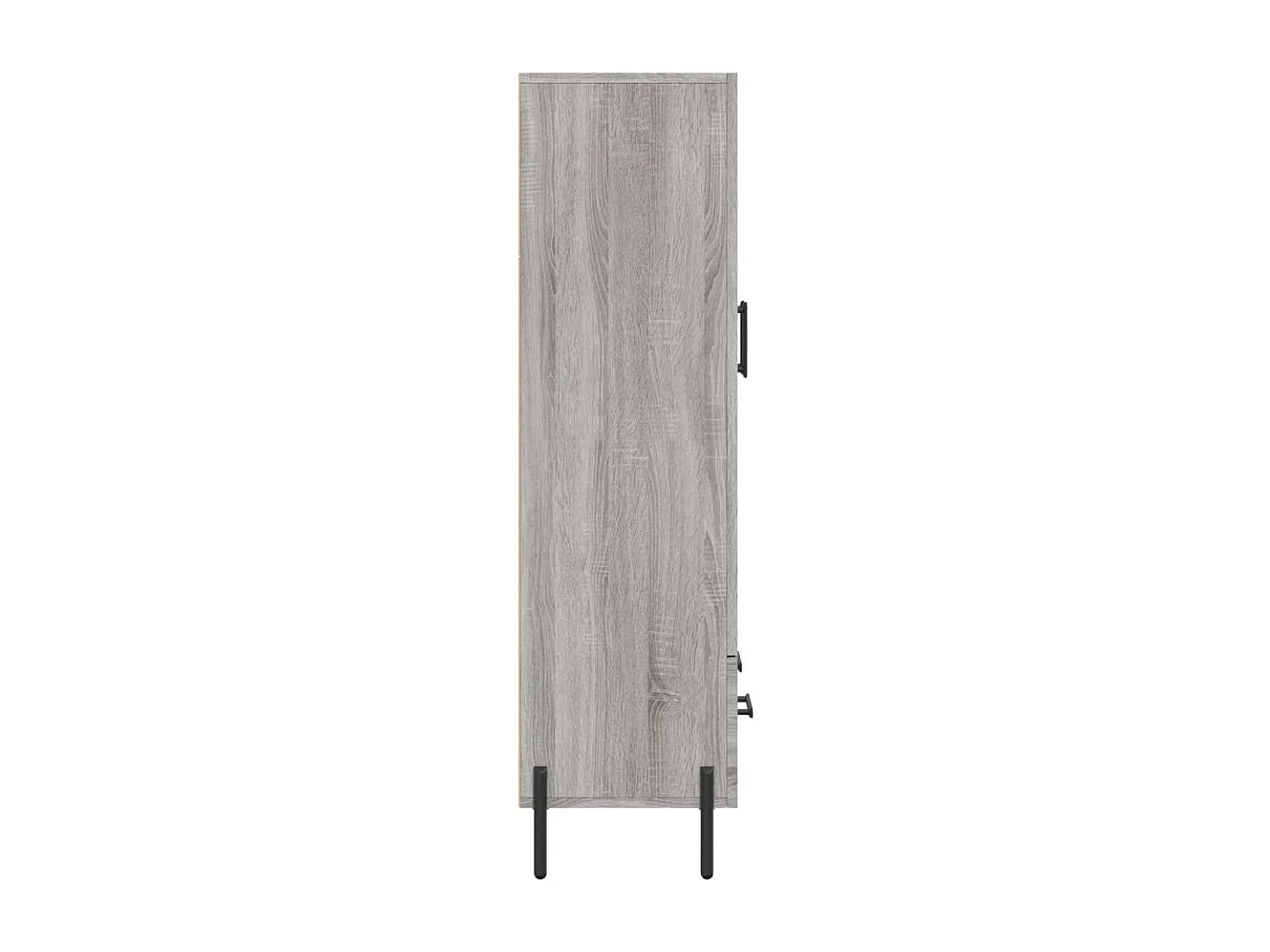 Buffet haut sonoma gris 69,5x31x115 cm bois d'ingénierie