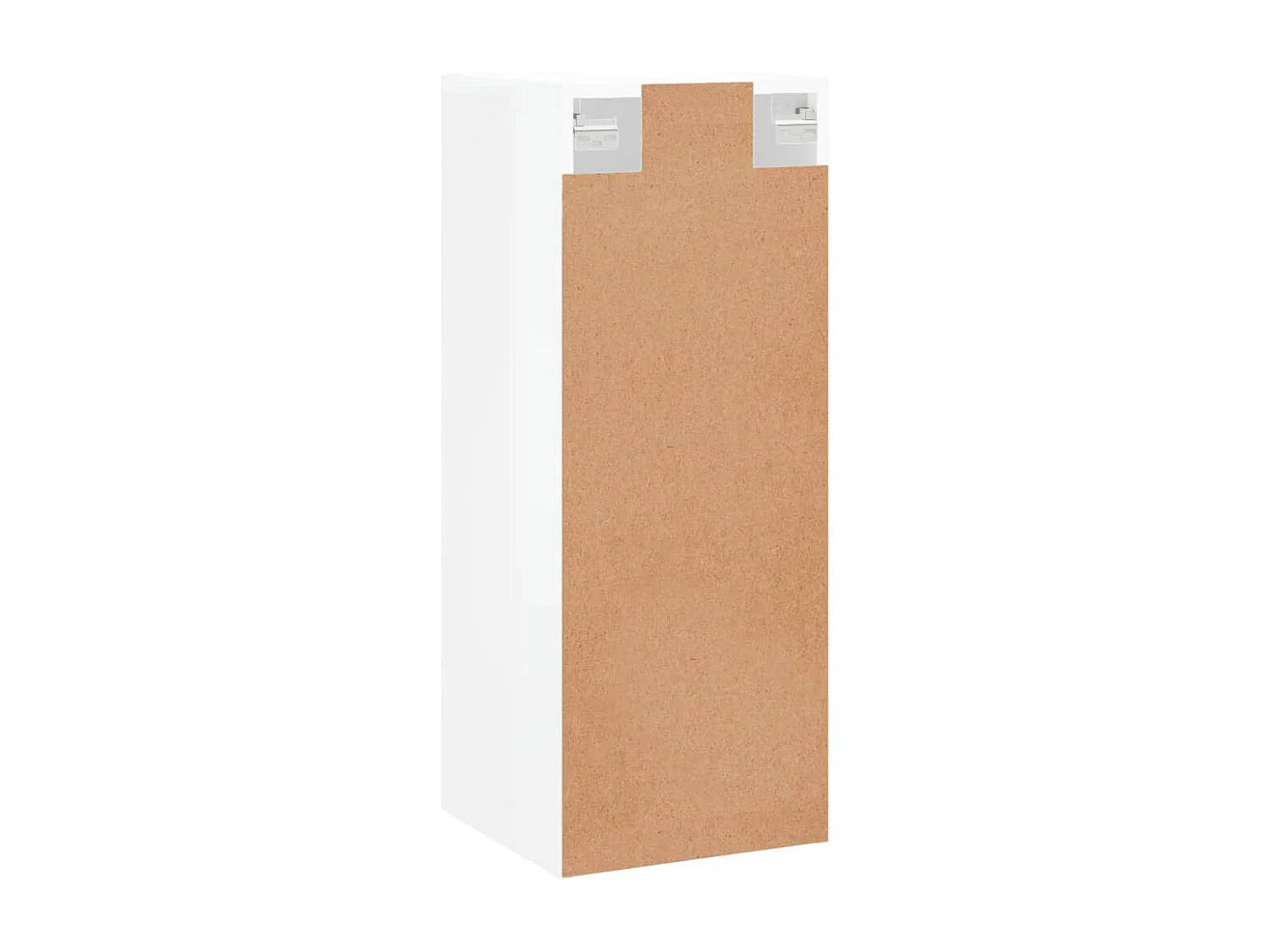 Mobile a Parete Bianco Lucido 34,5x34x90 cm