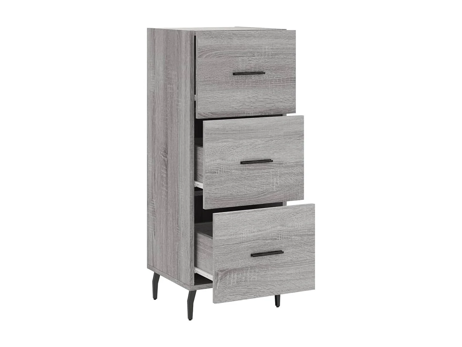 Sideboard Grau Sonoma 34,5x34x90 cm Holzwerkstoff
