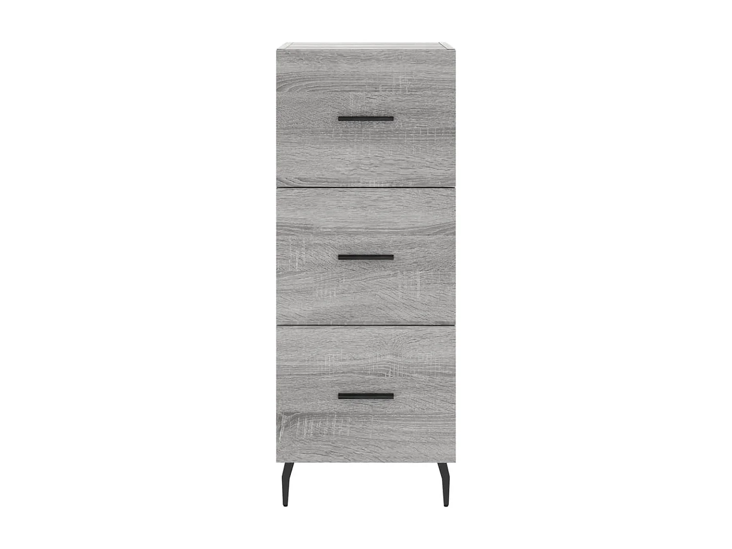 Sideboard Grau Sonoma 34,5x34x90 cm Holzwerkstoff