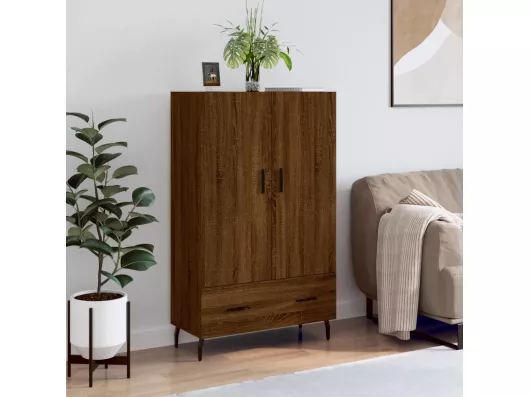 Kauf Unique Highboard Braun Eichen-Optik 69,5x31x115 cm Holzwerkstoff