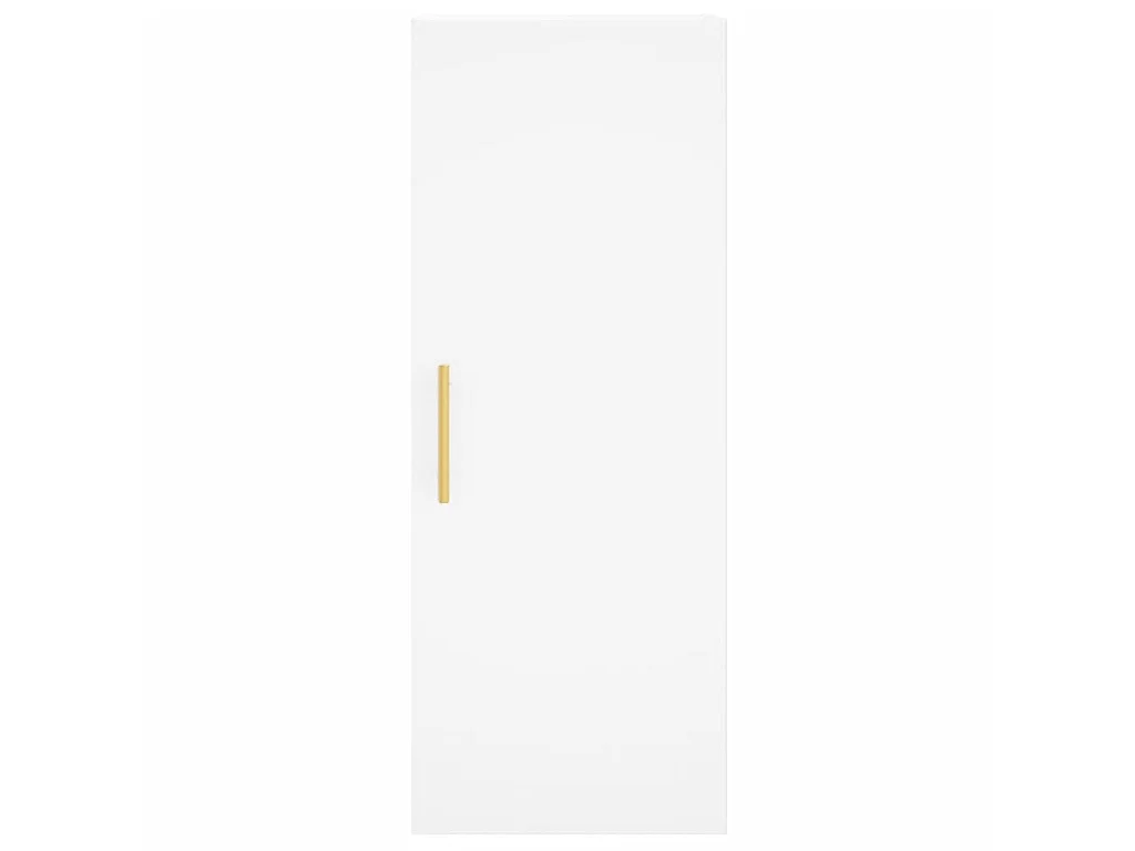 Highboard Weiß 34,5x34x180 cm Holzwerkstoff