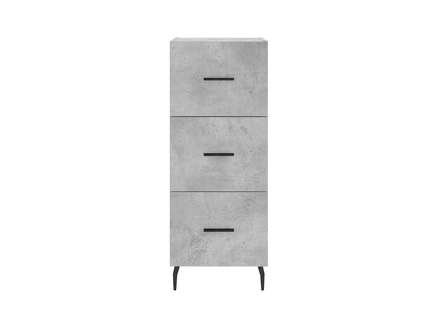 Highboard Betongrau 34,5x34x180 cm Holzwerkstoff