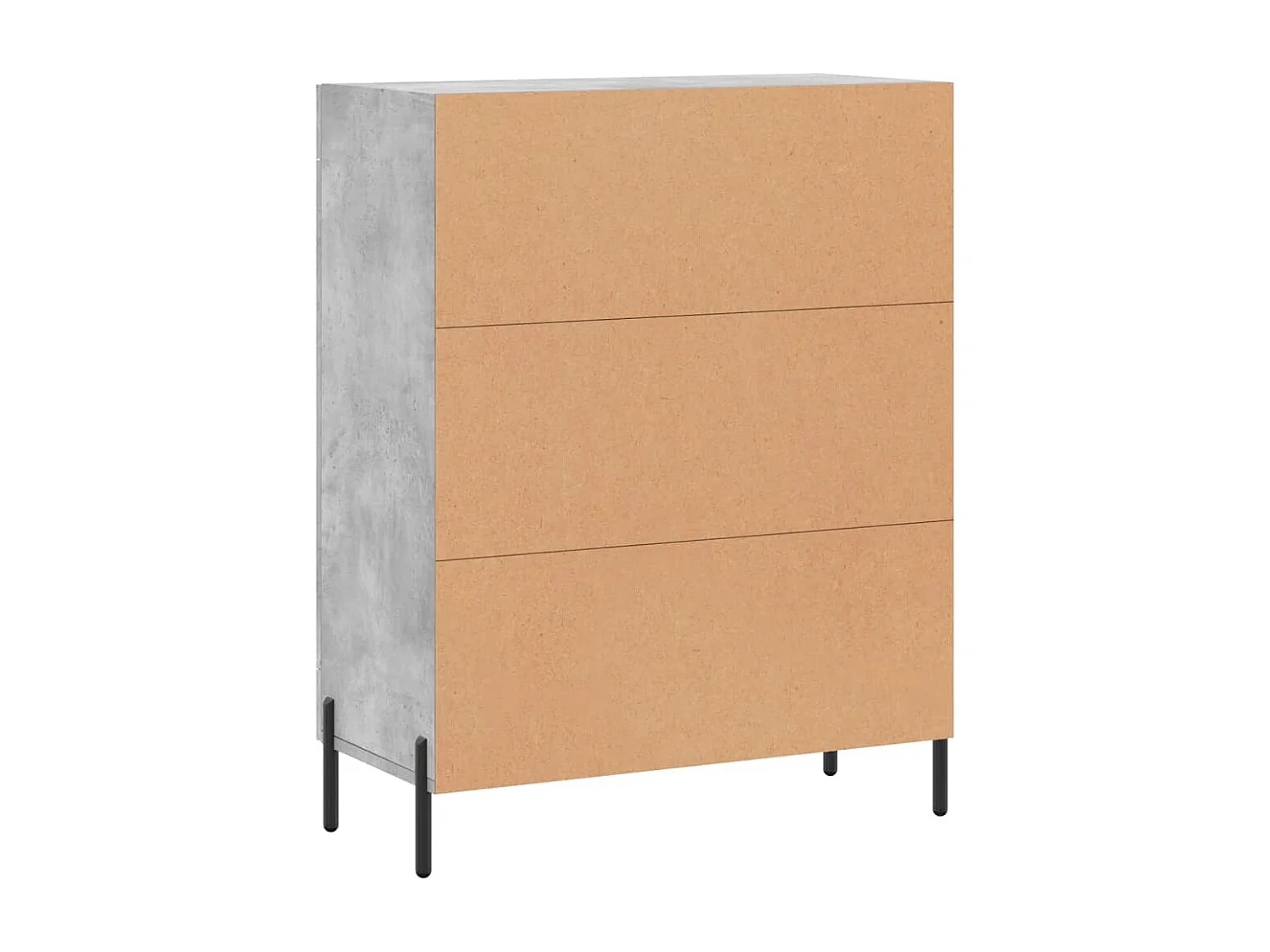 Sideboard Betongrau 69,5x34x90 cm Holzwerkstoff