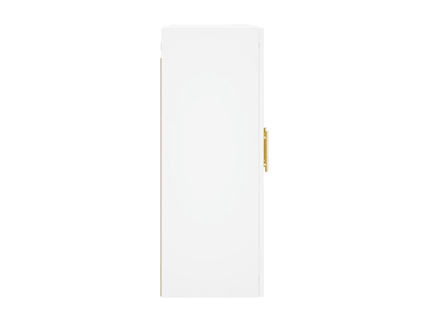 Armoires murales 2 pcs blanc bois d'ingénierie