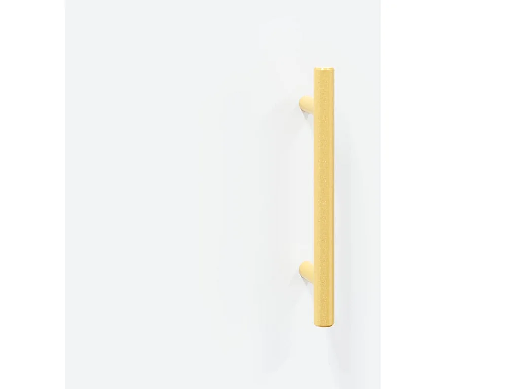 Armoires murales 2 pcs blanc bois d'ingénierie