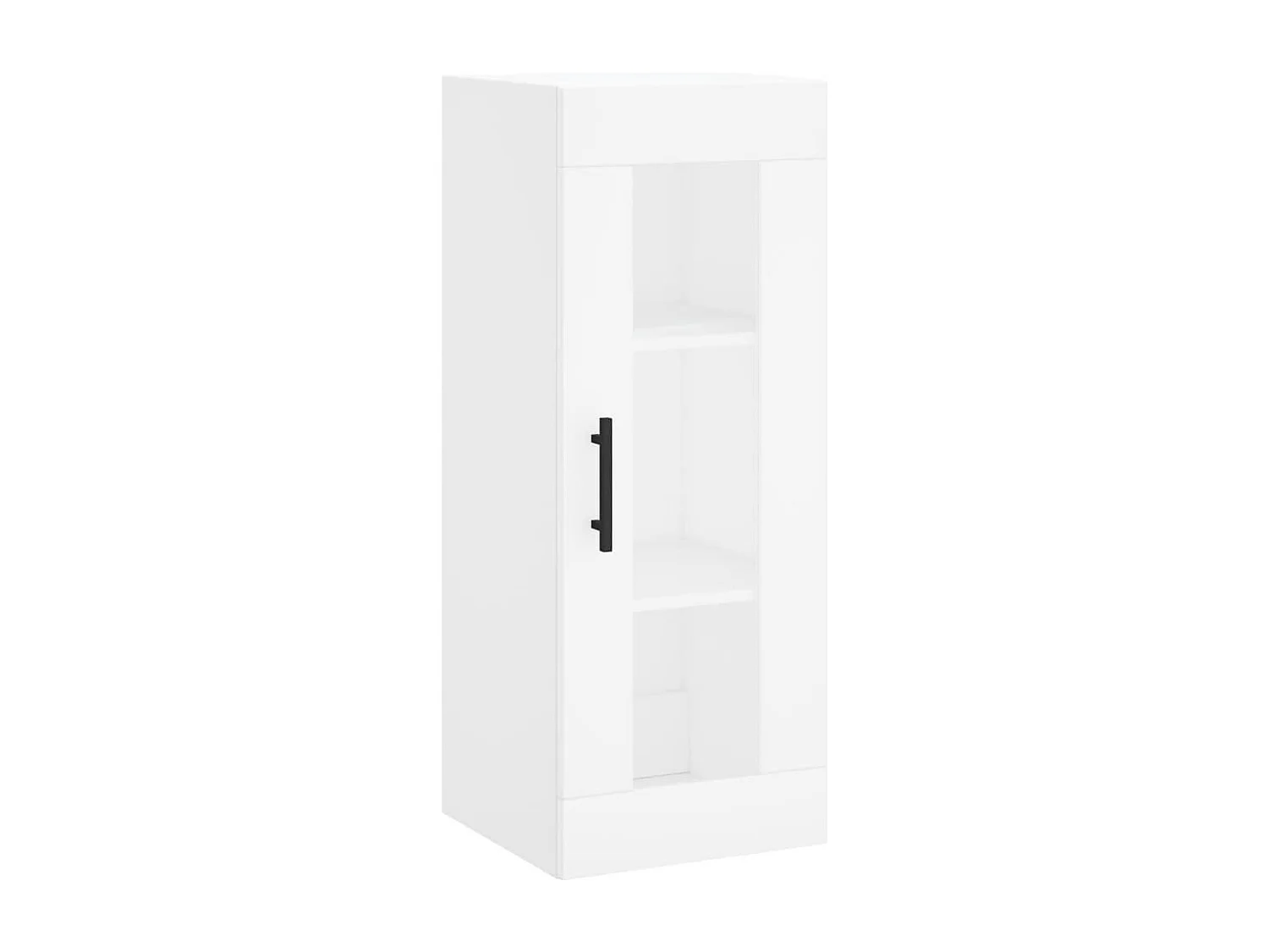 Highboard Weiß 34,5x34x180 cm Holzwerkstoff