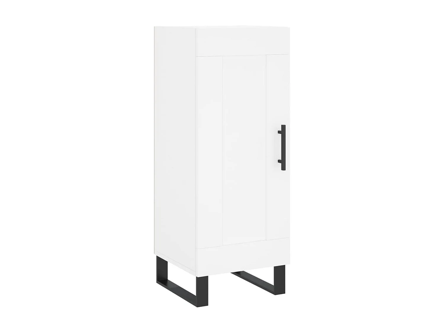 Highboard Weiß 34,5x34x180 cm Holzwerkstoff