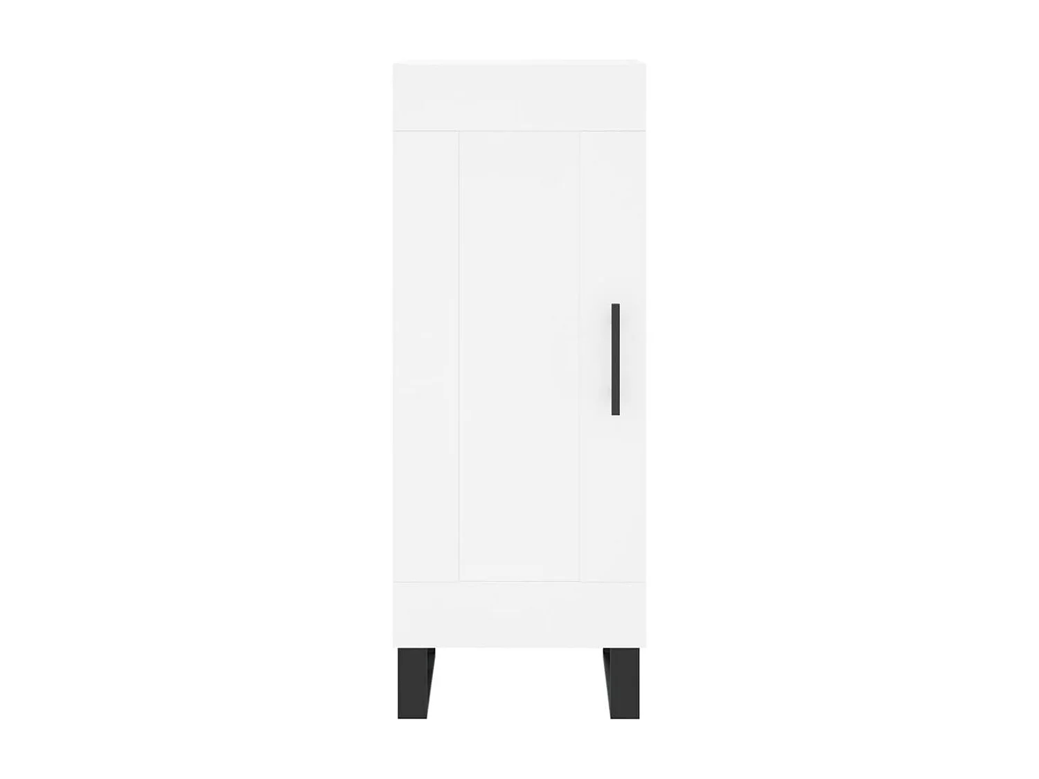 Highboard Weiß 34,5x34x180 cm Holzwerkstoff