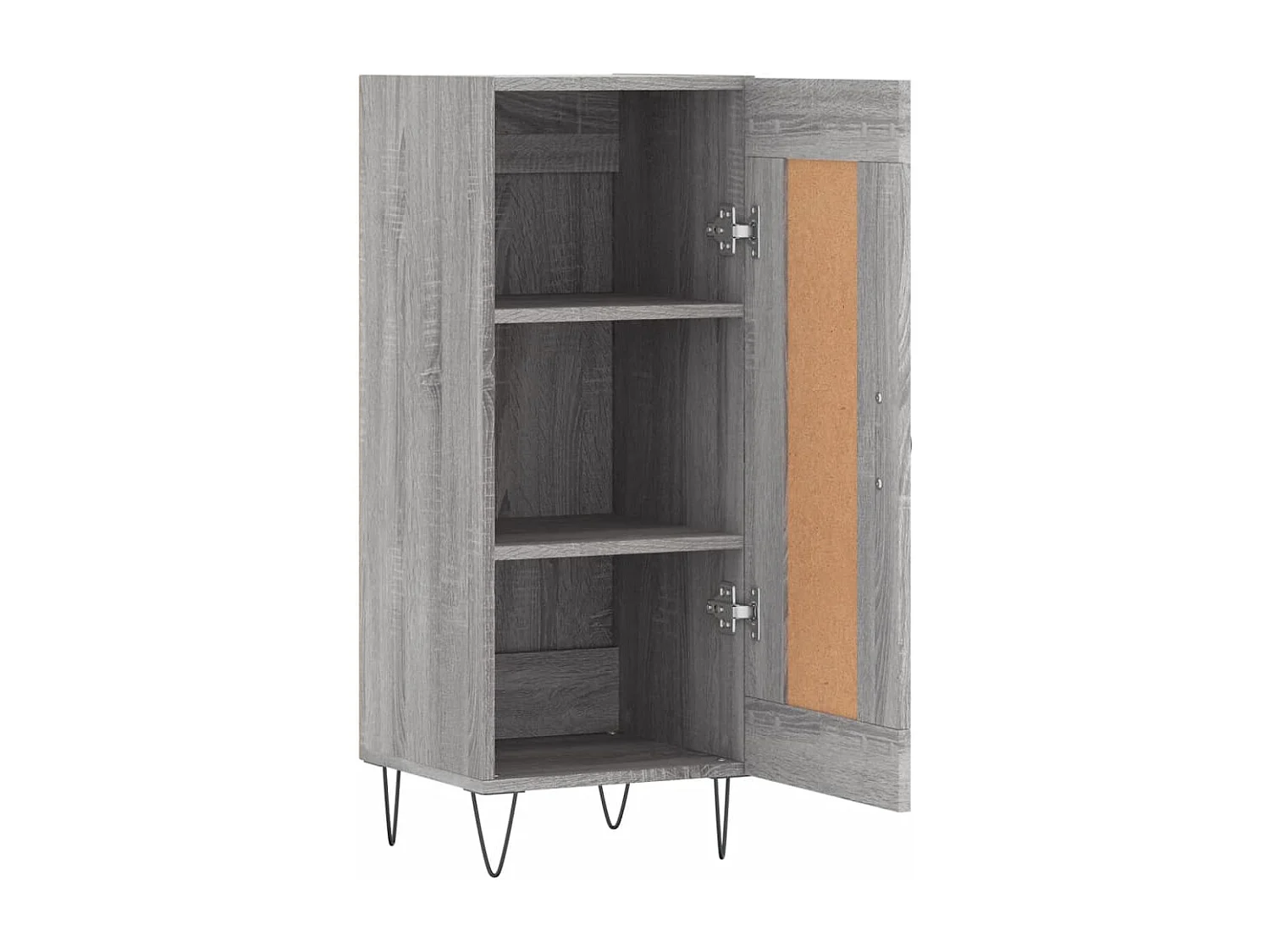 Buffet Sonoma gris 34,5x34x90 cm Bois d'ingénierie