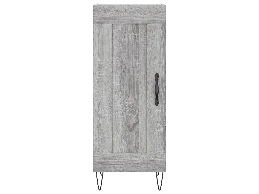 Buffet Sonoma gris 34,5x34x90 cm Bois d'ingénierie