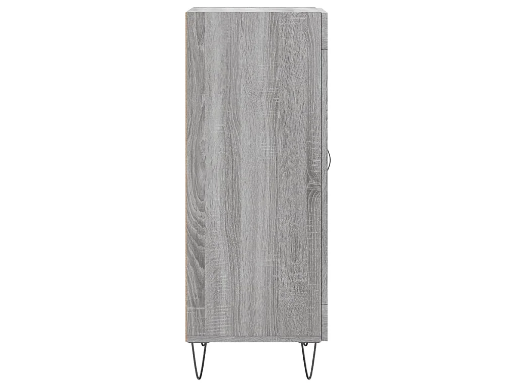 Buffet Sonoma gris 34,5x34x90 cm Bois d'ingénierie