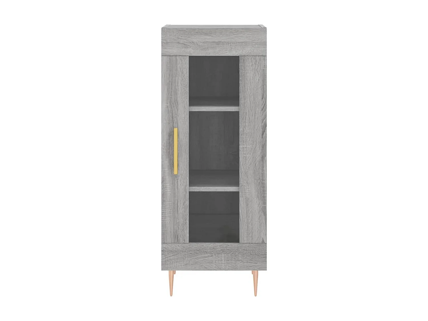 Buffet Sonoma gris 34,5x34x90 cm Bois d'ingénierie