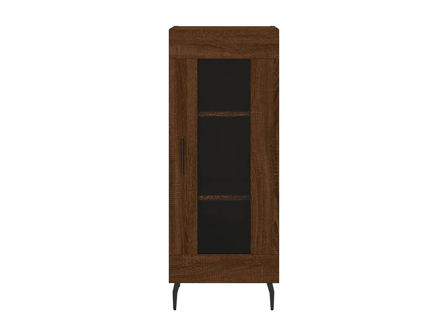 Highboard Braun Eichen-Optik 34,5x34x180 cm Holzwerkstoff