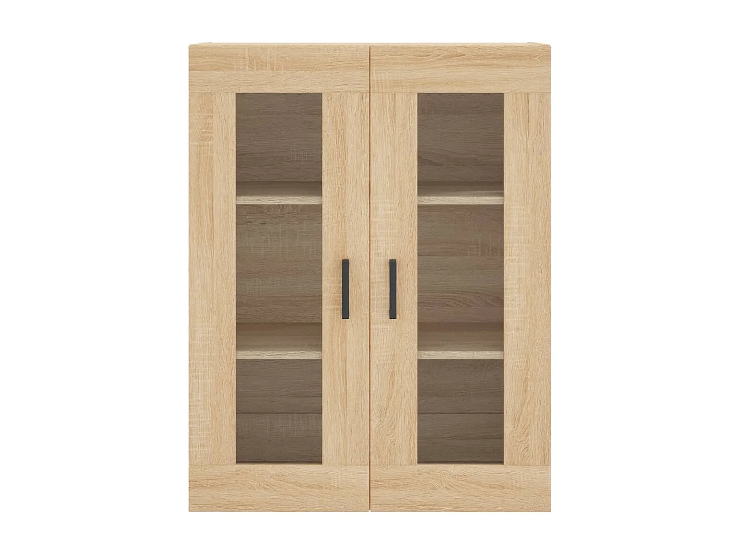 Hoge kast 69,5x34x180 cm bewerkt hout sonoma eikenkleurig