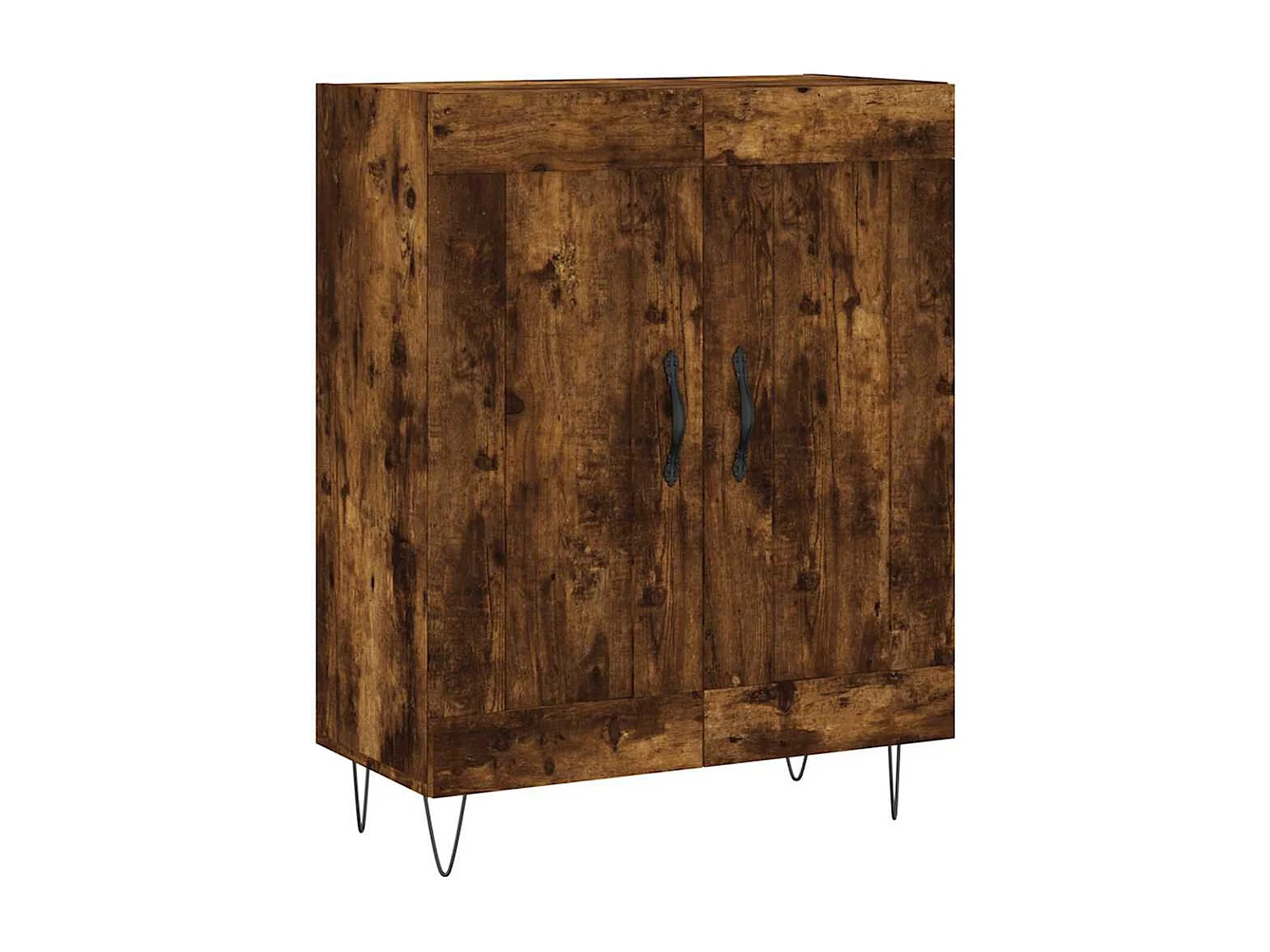 Buffet Chêne fumé 69,5 x 34 x 90 cm Bois d'ingénierie