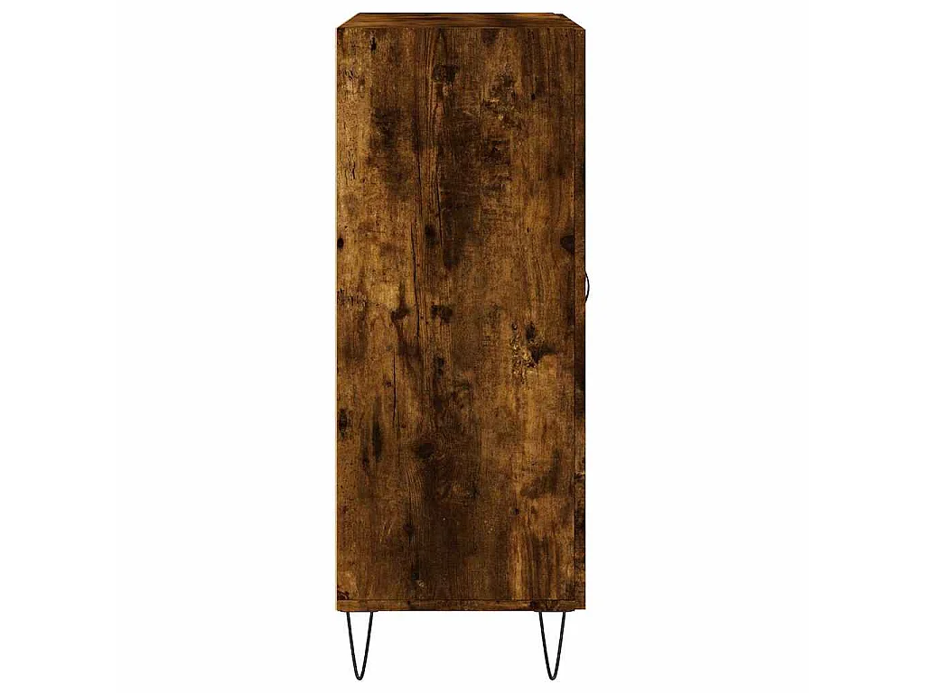 Credenza Rovere Fumo 69,5x34x90 cm in Legno Multistrato