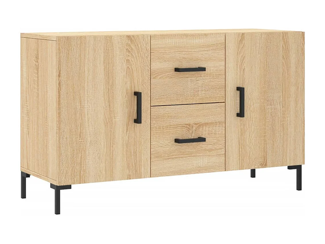 Buffet chêne sonoma 100x36x60 cm bois d'ingénierie