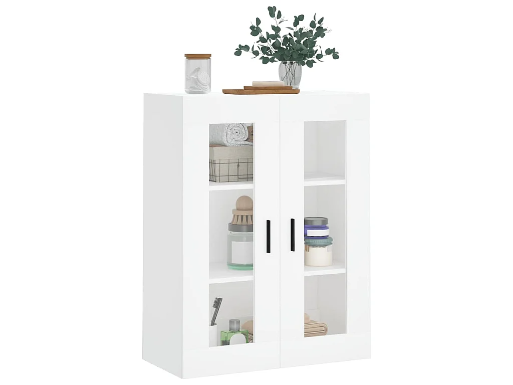 Mobile a Parete Bianco 69,5x34x90 cm