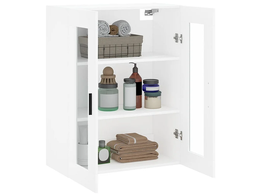 Mobile a Parete Bianco 69,5x34x90 cm