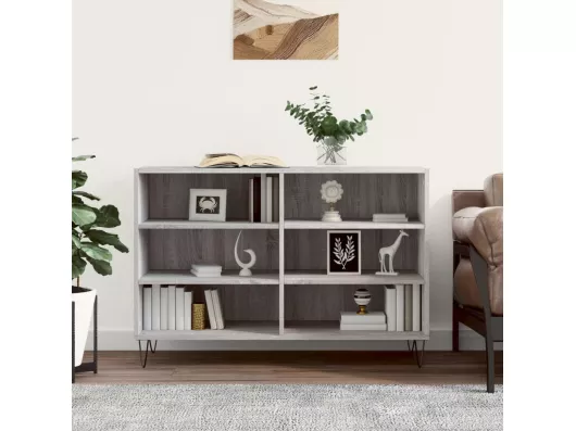 Kauf Unique Sideboard Grau Sonoma 103,5x35x70 cm Holzwerkstoff